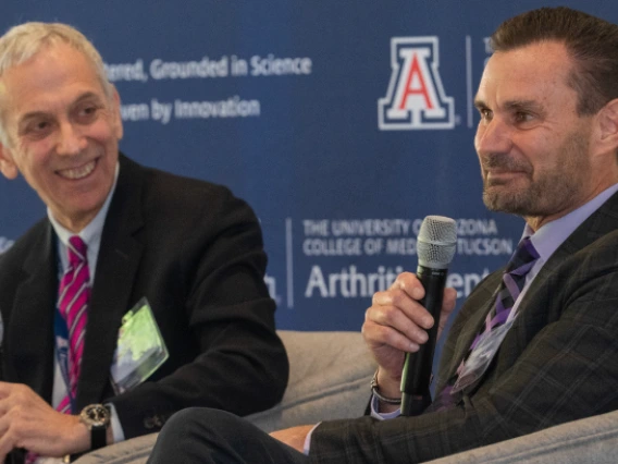 Regents Professors Dr. Marv Slepian and Dr. Todd Vanderah serve as expert panelists at the UAAC Annual Symposium: 'The Power of Precision Medicine'