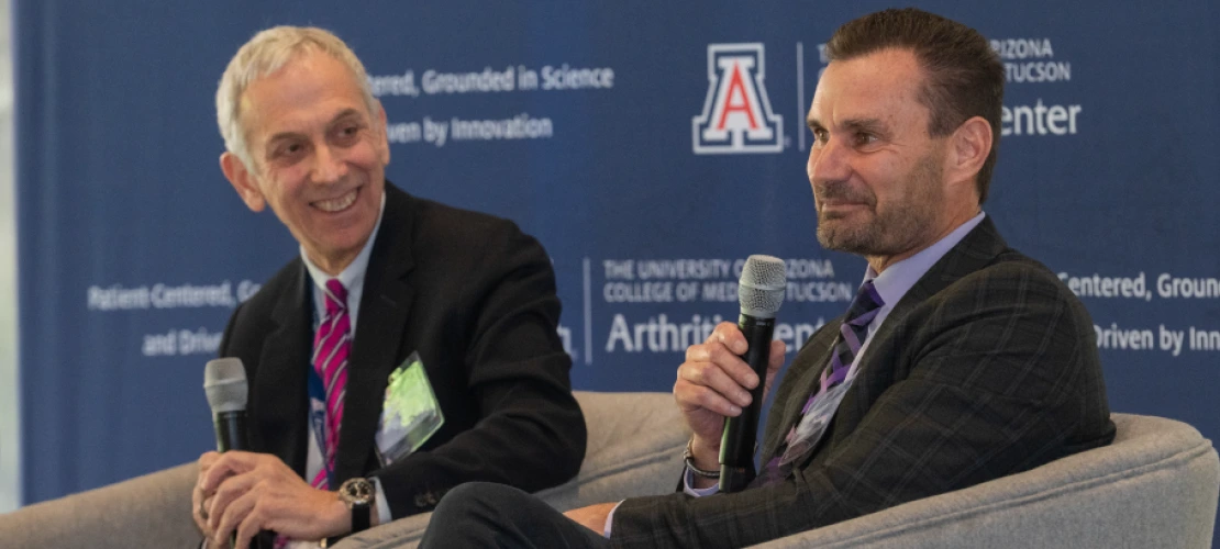 Regents Professors Dr. Marv Slepian and Dr. Todd Vanderah serve as expert panelists at the UAAC Annual Symposium: 'The Power of Precision Medicine'