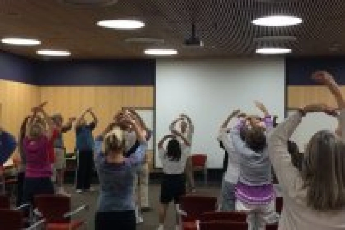 chair yoga class