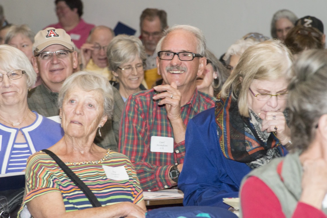 outreach event, picture of audience