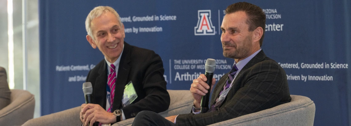 Drs. Slepian and Vanderah at the 2025 UAAC Symposium